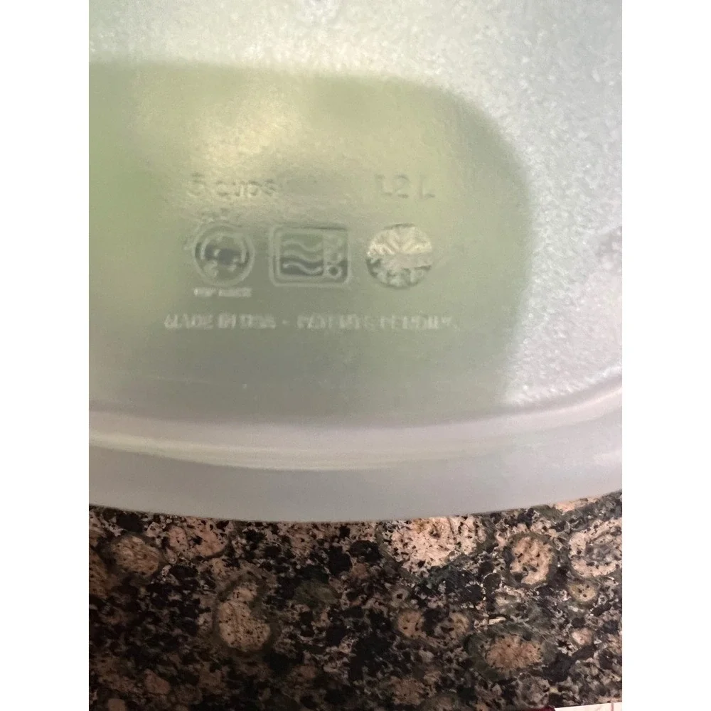 Rubbermaid Produce Saver 5 Cup Food Storage Container Green Lid with CrispTray